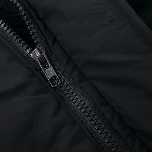 Girls Boys' 1-Piece Heavyweight Snowmobile Winter Snowsuit With Removable Hood Windproof Jumpsuit Mud Suit4