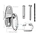 Dakzhou 2 Heavy Duty Swing Hangers Swing Brackets Wooden and Concrete Bolts 2000 lb Capacity Playground Porch Yoga Seat Trapeze SwingSets Indoor Outdoor
