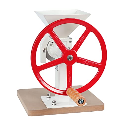 Mosakar Hand Crank Grain Mill - White, Hand Operate Food Grinder For Dry And Oily Grains, Manual Kitchen Flour Mill, Wheat Corn Coffee Spice Grinder thumb #2