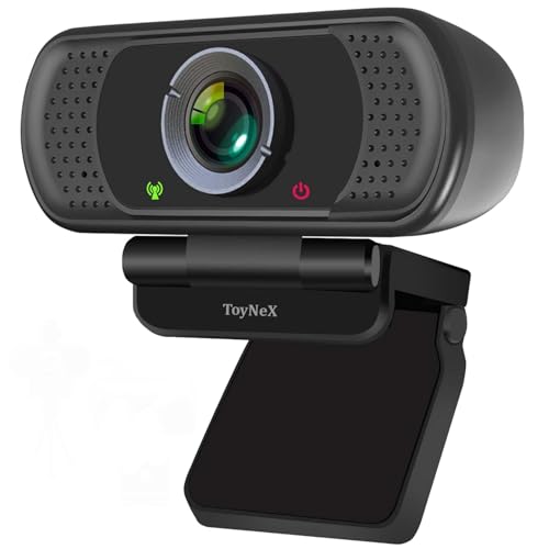 Image of Full HD 1080P Webcam with Microphone, Pro Streaming Computer Camera, Widescreen USB Web Camera for Desktop PC Laptop.(Black)