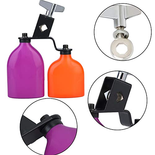 Metal Cowbell Cowbell Sônico Volume Sônico Durável e Plástico para Torcer em Eventos Esportivos Merc