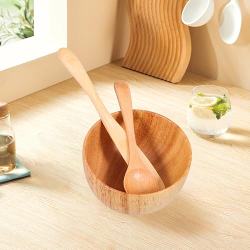 Tazón de Madera para Mascarilla Facial con Espátula Flexible miniatura 6