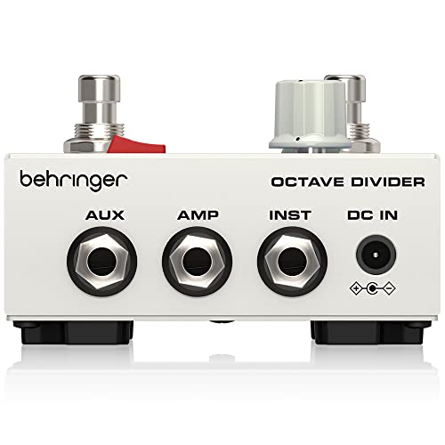 Behringer Guitar Octave Effect Pedal, Silver Divider #TOP3