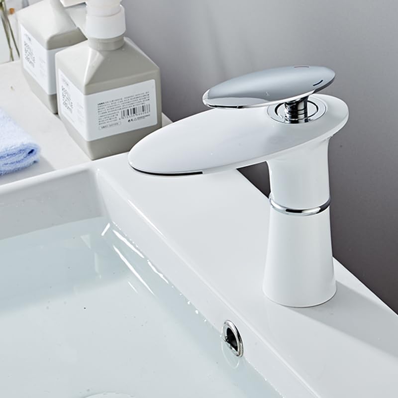 Robinet de lavabo cascade à double commande thermique pour mitigeur de salle de bain