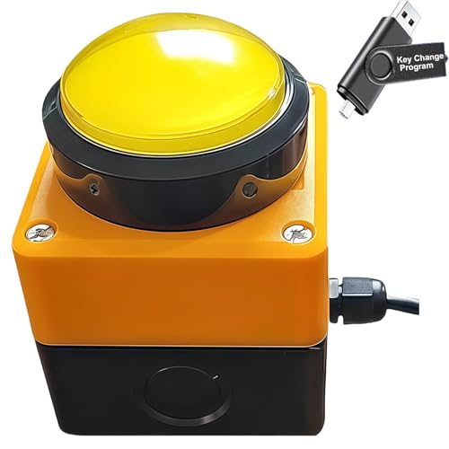 Programmable USB Macro Keypad, Default Enter Function, One-Handed Customizable Buttons with Macro Keys, U Disk with Customized Combination Buttons Program, Control Switch for Gaming, Streaming ,PS5