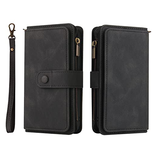 Étui pour Xiaomi Redmi Note 12 5G en style portefeuille rouge