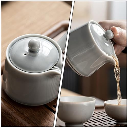 Tetera de cerámica clásica resistente para preparar té e infusiones con comodidad 5