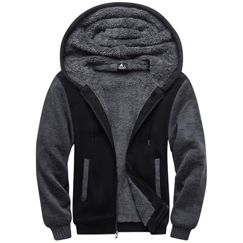 SCODI Men's Heavyweight Fleece Hoodie Cover