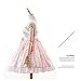 Smiling Angel Sweet Lolita Printed Rabbit Dress Sleeveless Chiffon Lace JSK Princess Dress (Pink, S-M)