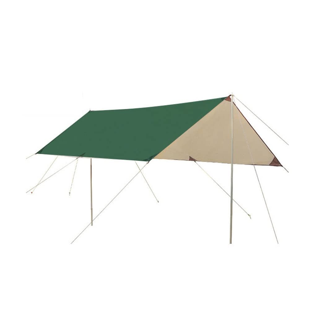 Tente de camping hexagonale RJJ vert abri portable extérieur