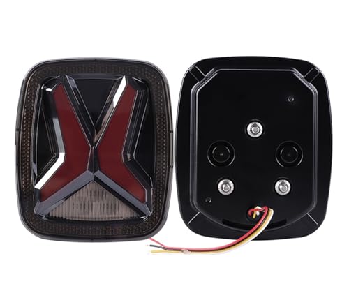 Feu arrière LED clignotant stop et éclairage de licence pour remorque et Jeep 76-06