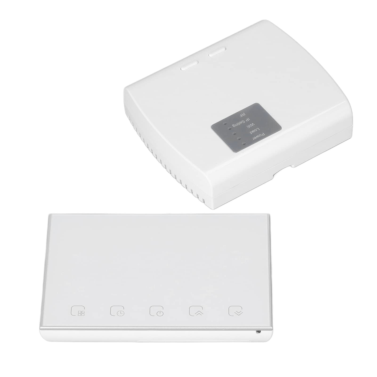 Thermostat intelligent WiFi avec commande vocale programmable sans fil pour maisons intelligentes, matériau ignifuge, 130 x 90 x 17,5 mm
