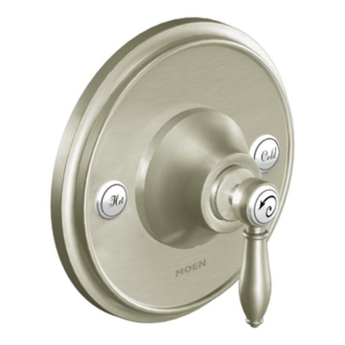 Moen TS3210BN Weymouth 1-Handle Posi-Temp Pressure Balancing Valve Trim Kit, Valve Required, Brushed Nickel