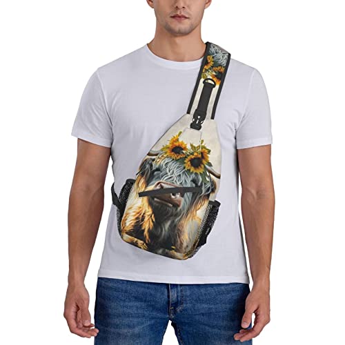 Bolso cruzado compacto para senderismo unisex FYCFSLMY miniatura 6