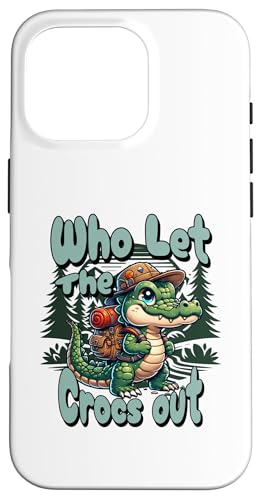 Who Let The Crocs Out �n�C�L���O �o�b�N�p�b�N Gator Croc �g���b�L���O �X�}�z�P�[�X iPhone 16 Pro �p