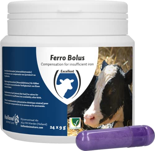 Ferro Bolus 24 Stück á 10 Gramm - Eisenmangel Kälber - Holland Animalcare