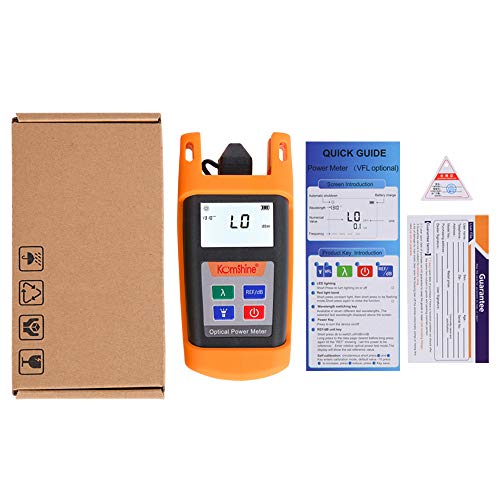 FTTH Optical Fiber Mini Power Meter -70~+10dBm Komshine KPM-25 Test Equipment for CCTV CATV Communication (KPM-25M (-70~+10dBm))
