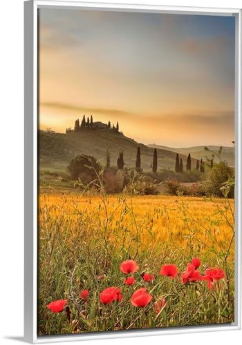 CANVAS ON DEMAND Italy, Tuscany, Siena District, Orcia Valley, Podere...
