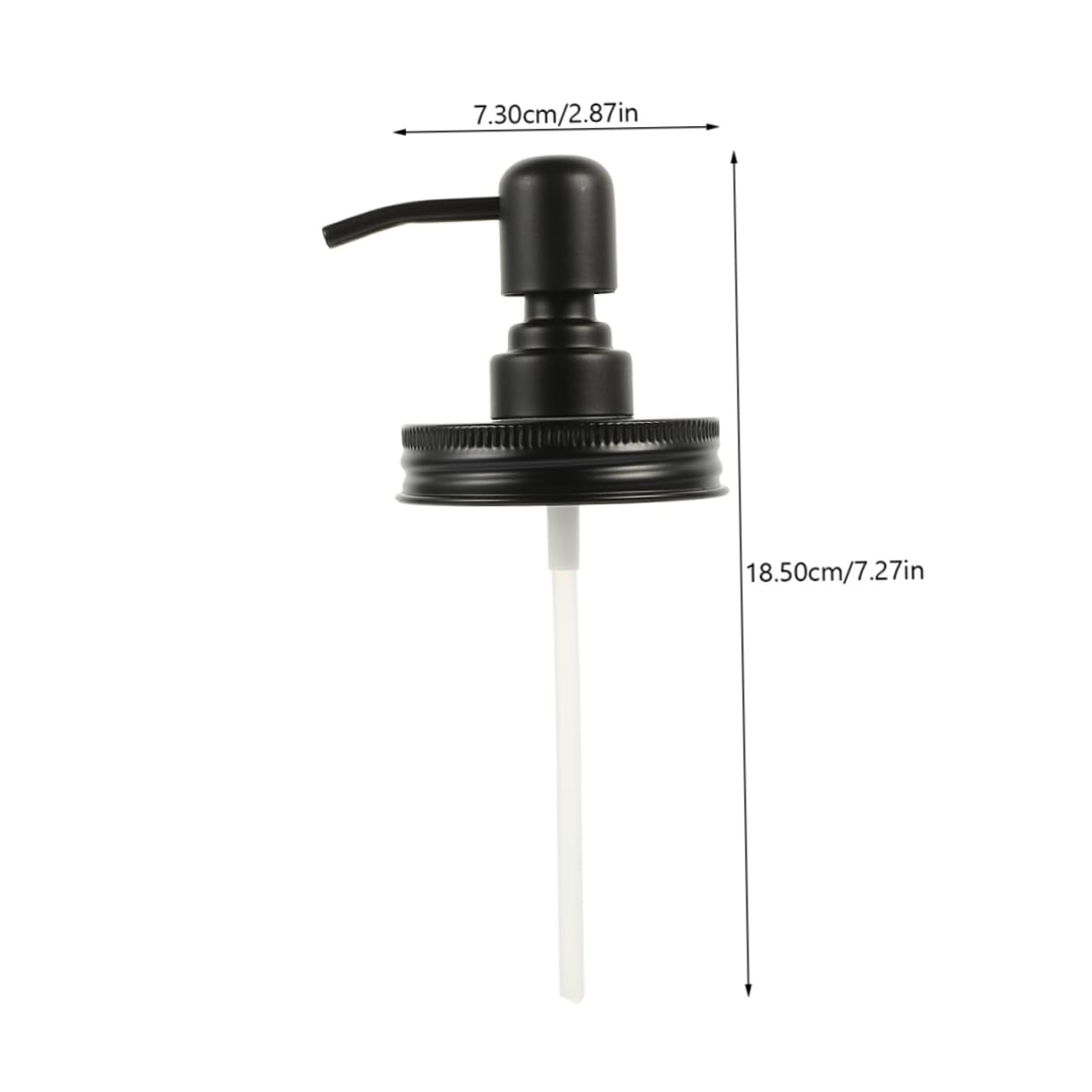 SOLUSTRE 4pcs Farmhouse Jar Dispenser Lids Regular Mouth Soap Pump Lids Hand Soap Lotion Dispenser Pump Lids for Kitchen Sink Dish Soap