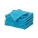 Produktbild Lumaland Premium 10er Set Waschlappen Waschhandschuhe Baby Waschlappen Frottee 16 x 21 cm aus 100% Baumwolle 500 g/m² mit Aufhänger türkis