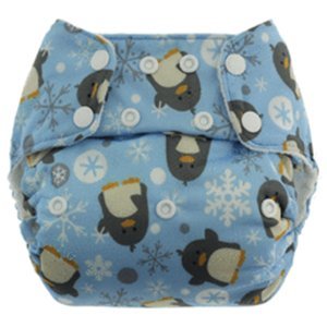Blueberry Simplex All in One Diaper (Newborn, Penguins)