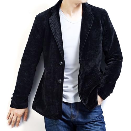GATMSTZ Blazer Jacket Men Casual Corduroy Suit Sport Coat Vintage2