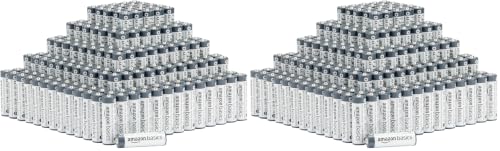 Image of Amazon Basics AA Long-Lasting Industrial Alkaline Batteries, 1.5 Volt, 5-Year Shelf Life, Bulk Value Pack, 250 Count (Pack of 2)