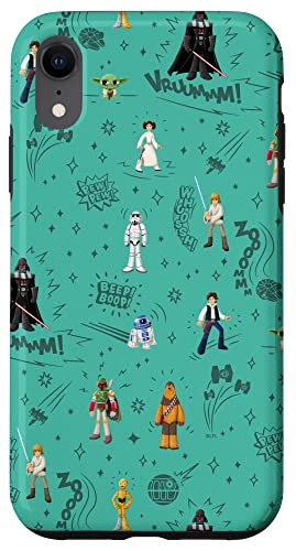 Protection iPhone XR Star Wars graphisme haute définition héros et vilains