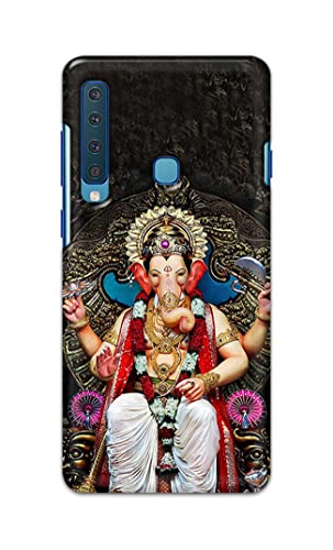 Image of PRINTFIDAA Lord Ganesh Bappa Moriya Printed Designer Hard Back Case Cover for Samsung Galaxy A9 (2018) / Samsung A9S, SM-A920F / DS, SM-A9200 -(SF) MVN1010