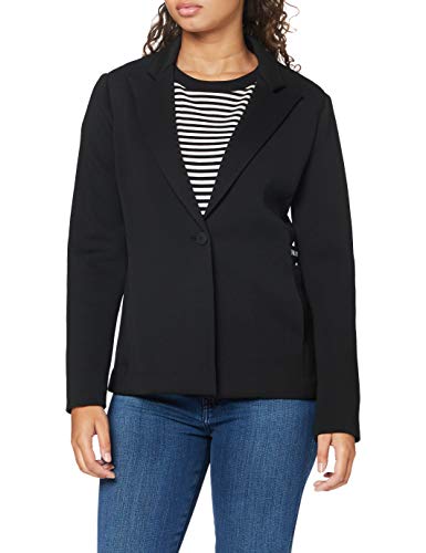 A|X Armani Exchange Women's Side Logo Blazer, Black, M