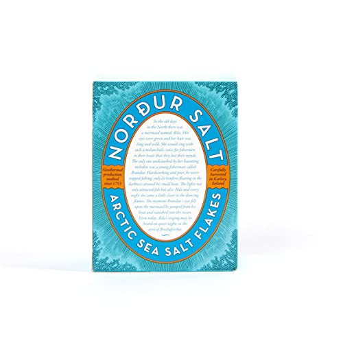 Nordur Salt Arctic Sea Salt Flakes Cardboard Plain 8.8 Oz, 1 #TOP1