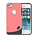 iPhone 5S Case, Slicoo® [Lifetime Warranty] Pebble Series Dual-layer TPU Rubber Protective Carrying Cover Case for iPhone 5/5S