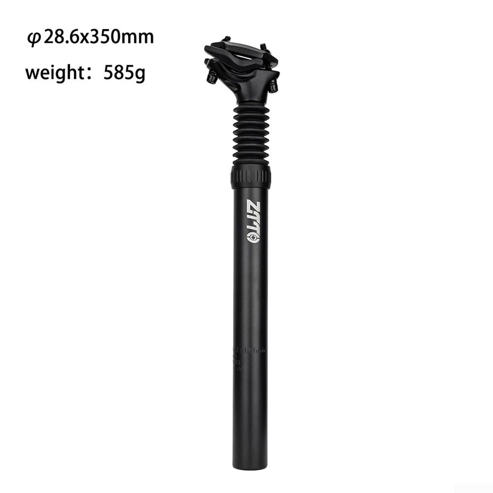 Tige de selle en alliage d'aluminium pour VTT | Tige d'amortisseur forgée 3D avec flotteur réglable | Longueur 350 mm/400 mm | Plusieurs tailles 25,4 à 33,9 mm