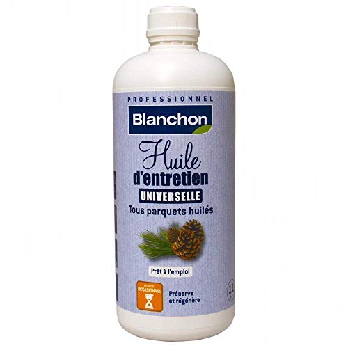 Huile d'entretien Parquet universelle Satinée - Blanchon - 1L Cover