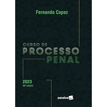 Capa do livro Curso de Processo Penal - 30ª edição 2023