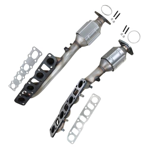 Northeastern Exhaust Pair of Manifold Catalytic Compatible for 2012-2016 Nissan NV2500, NV3500 and 2004-2015 Nissan Titan 5.6L, EPA-Approved, Free Gasket, Manifold Gasket and Bolt Kit Included
