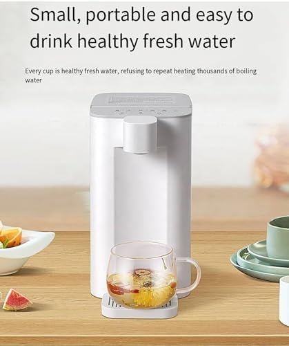 Electric Hot Water Dispenser Kettle - Fast Heating 5 Temperature Settings, 3L (102oz) Capacity, Dual Output - Perfect for Tea, Coffee, and Hot Beverages - Green Countertop Boiler