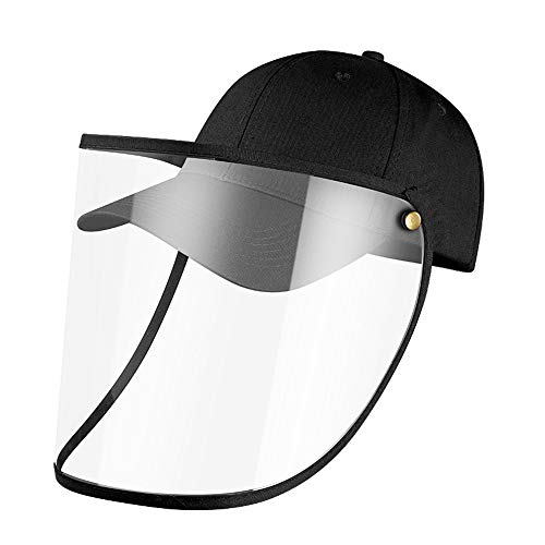 FLYMOON Safety Face Shield Full Face Protective Baseball Hat Hat Cover for Men