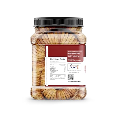 Image of Earthy Eats Premium Anjeer Dry Fruit 1000gm | Afghani Anjeer | Rich Source Of Vitamins Dietary Fiber (Pack Of 1)