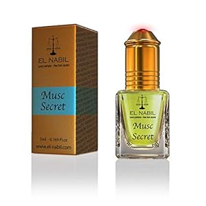 Musc Secret 5ml Parfum Duft – El Nabil Misk Musk Moschus Parfümöl für DAMEN & FRAU – Ätherische Essenzen Natur Perfume…
