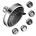 Shower Head High Pressure WarmSpray 4 inch 5 Functions Adjustable Rainfall Shower Head - Rain Showerhead Powerful Flow Spa Shower Sprayer - Best ShowerHeads For the Amazing Massage Shower Relaxation