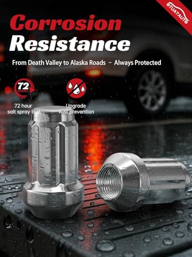 Image of OTUAYAUTO 7 /16-20 Spline Lug Nuts - Replacement for 1964-1983 Chevy Malibu