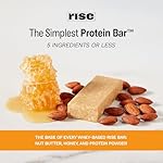 Rise Breakfast Whey Protein Bars Almond Honey, 18g Protein, 2.01 oz (12 Pack) - Image 5