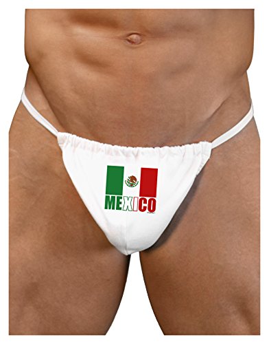 LOBBO TooLoud Mexican Flag - Mexico Text Mens G-String Underwear