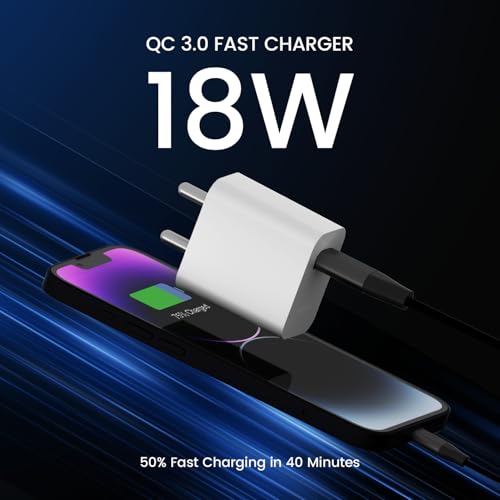 Image of DeperAI 18W Fast Wall Charger USB A Adapter - Universal for iPhone, Samsung, Realme, Xiaomi & More | UFCS Support | Compact Design (White)
