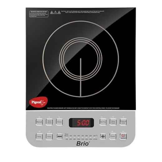 Pigeon by Stovekraft Brio Plus Induction Stove 2100 Watts for Fast and Easy Cooking