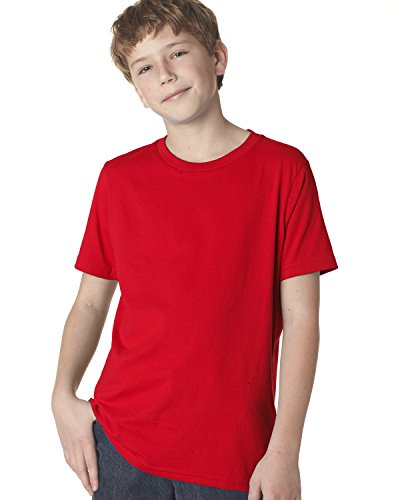 Next Level Boys Cotton Crew - Red - XL - (Style # 3310 - Original Label)
