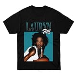 Mens Womens T-Shirt Lauryn Apparel Hill Tee Fugees Unisex 1990s Shirt R&b/Soul Cotton // Cotton...
