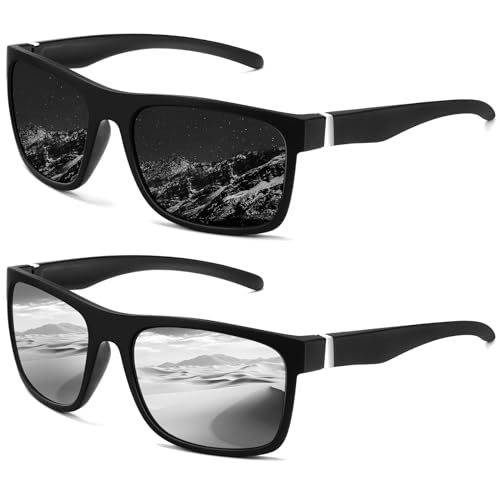 KALIYADI Sunglasses Men Mens-Sunglasses Polarized-Sunglasses-Men: Polarized Sun Glasses With UV400 Protection for Driving