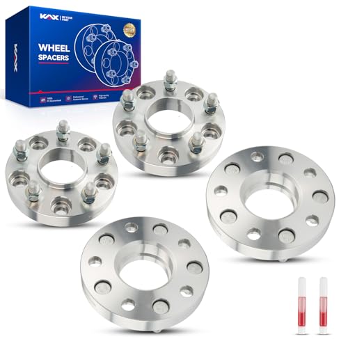 KAX 5x5 Wheel Spacers,1 inch 5 Lug Hub Centric Wheel Spacers fit for Grand Cherokee, Durango, Wrangler, Gladiator with M14x1.5 Studs 71.5mm Hub Bore,4pcs